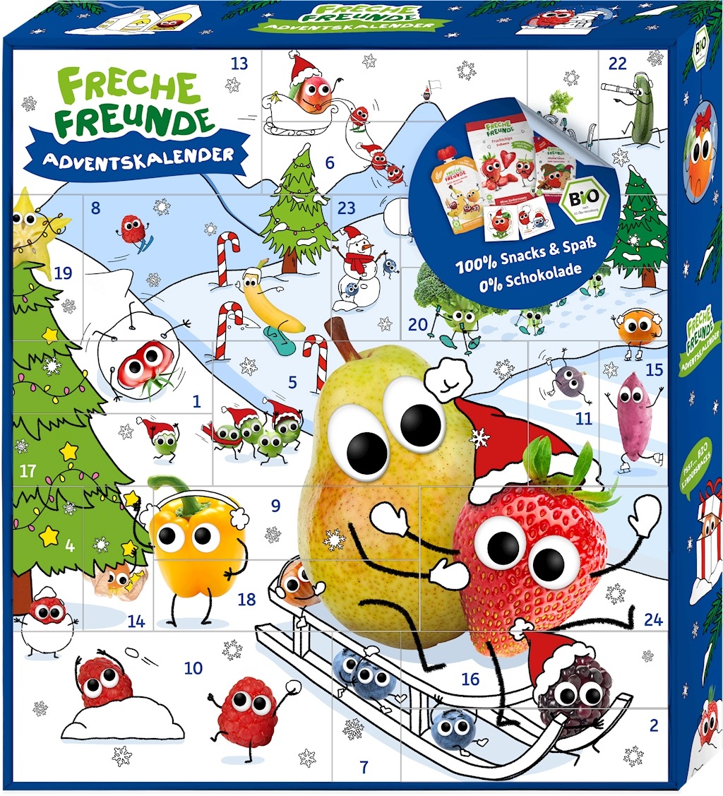 Kalendarz Adwentowy Przekąski Bio 791 g Freche Freunde (produkt