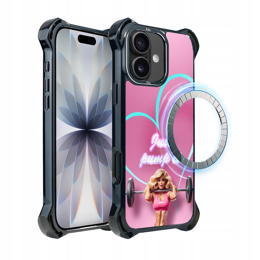 Pouzdro Ibizu DropGuard Ultra pro iPhone 17 s MagSafe, #Move, Pump it love