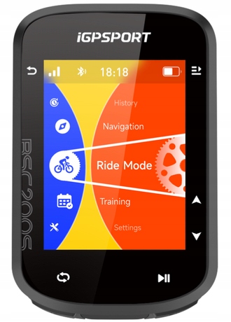 Licznik komputer rowerowy Gps nawigacja iGPSport BSC200S kolorowy ekran