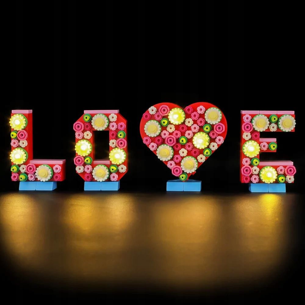 Zestaw oświetlenia do Lego Love Litery pełne miłości #40867