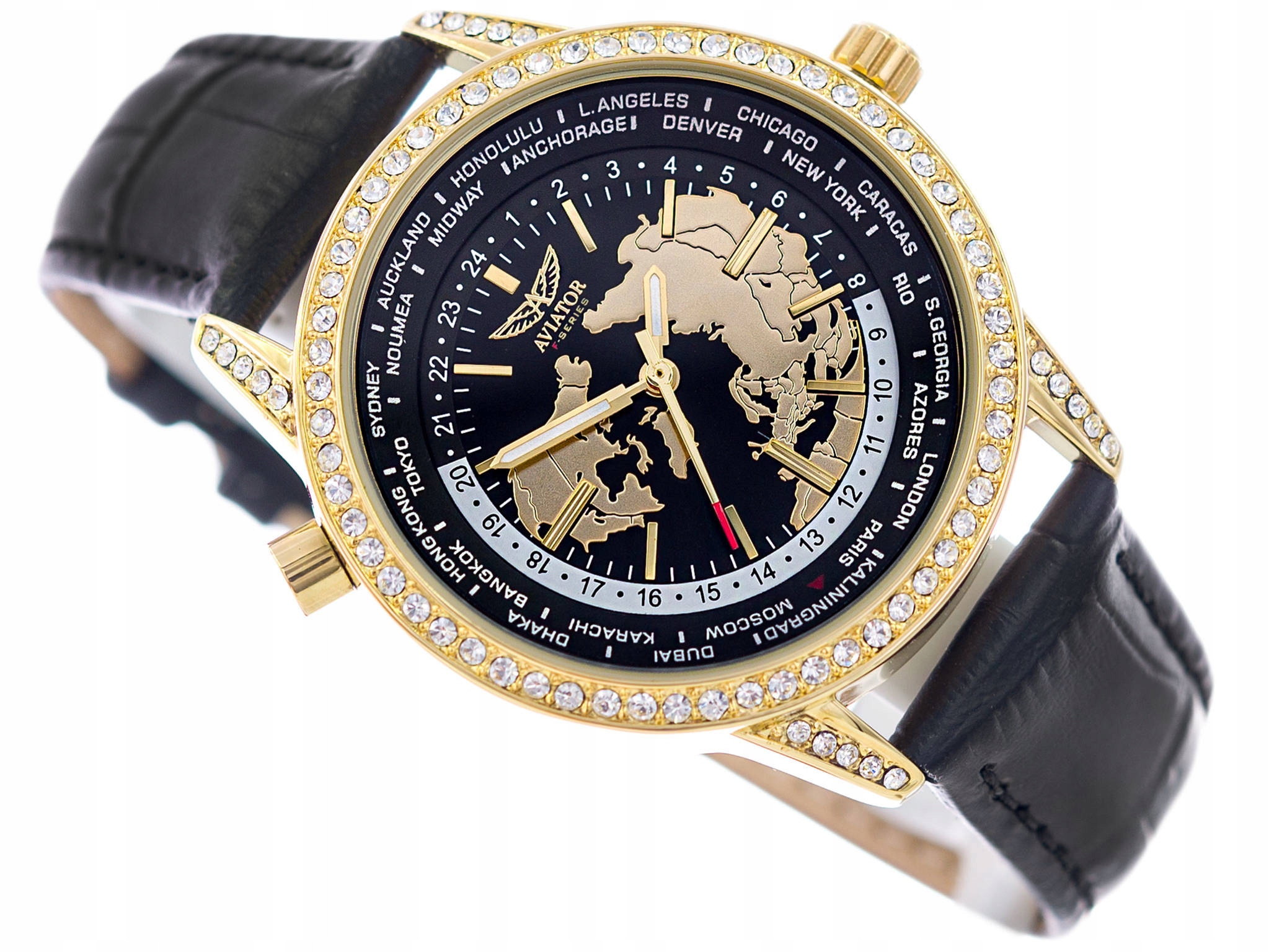 Dámské Hodinky Aviator AVW8633L03 S Zirkony