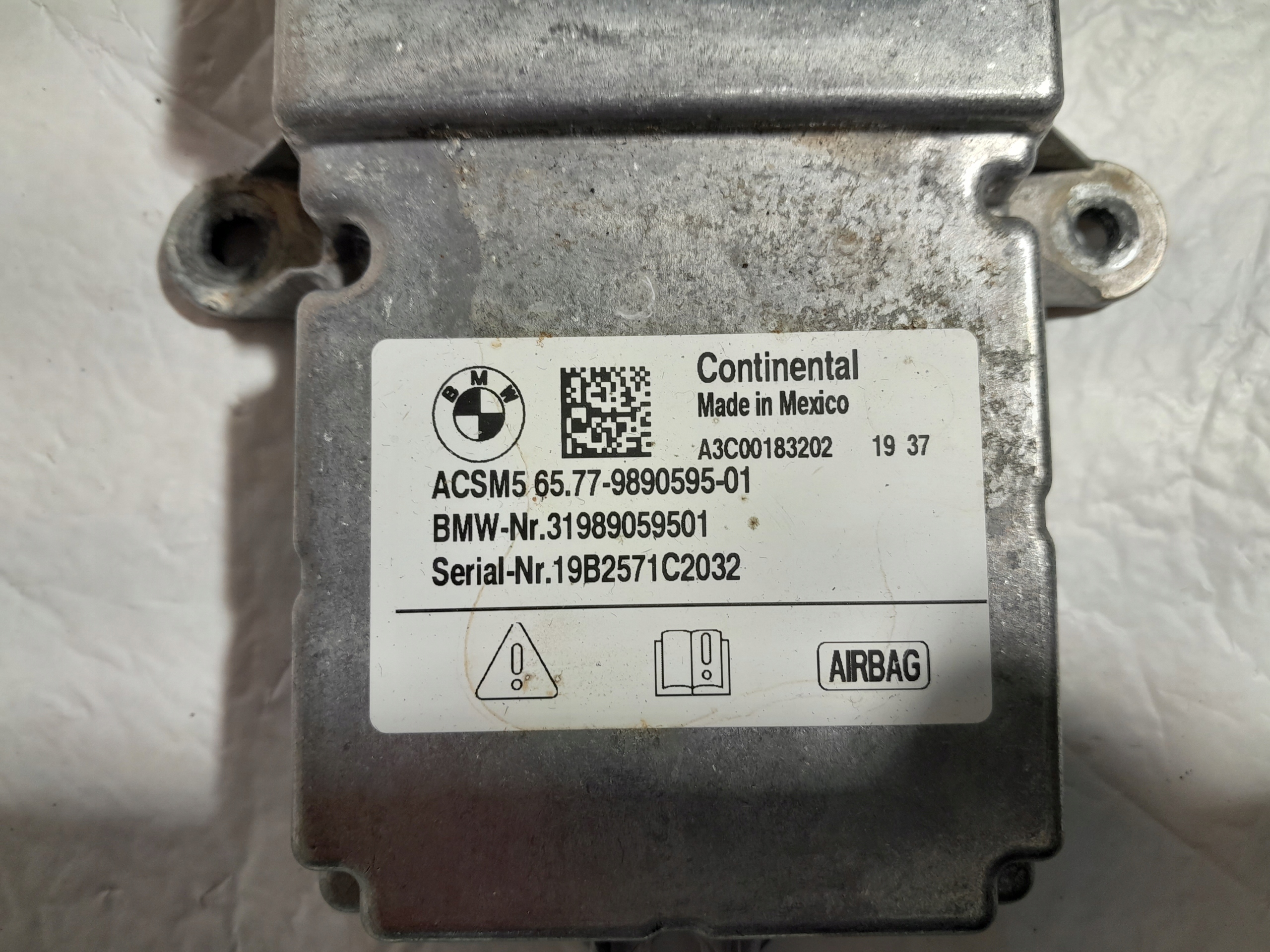 BMW X7 G07 40i modulo STERONIK airbag 9890595