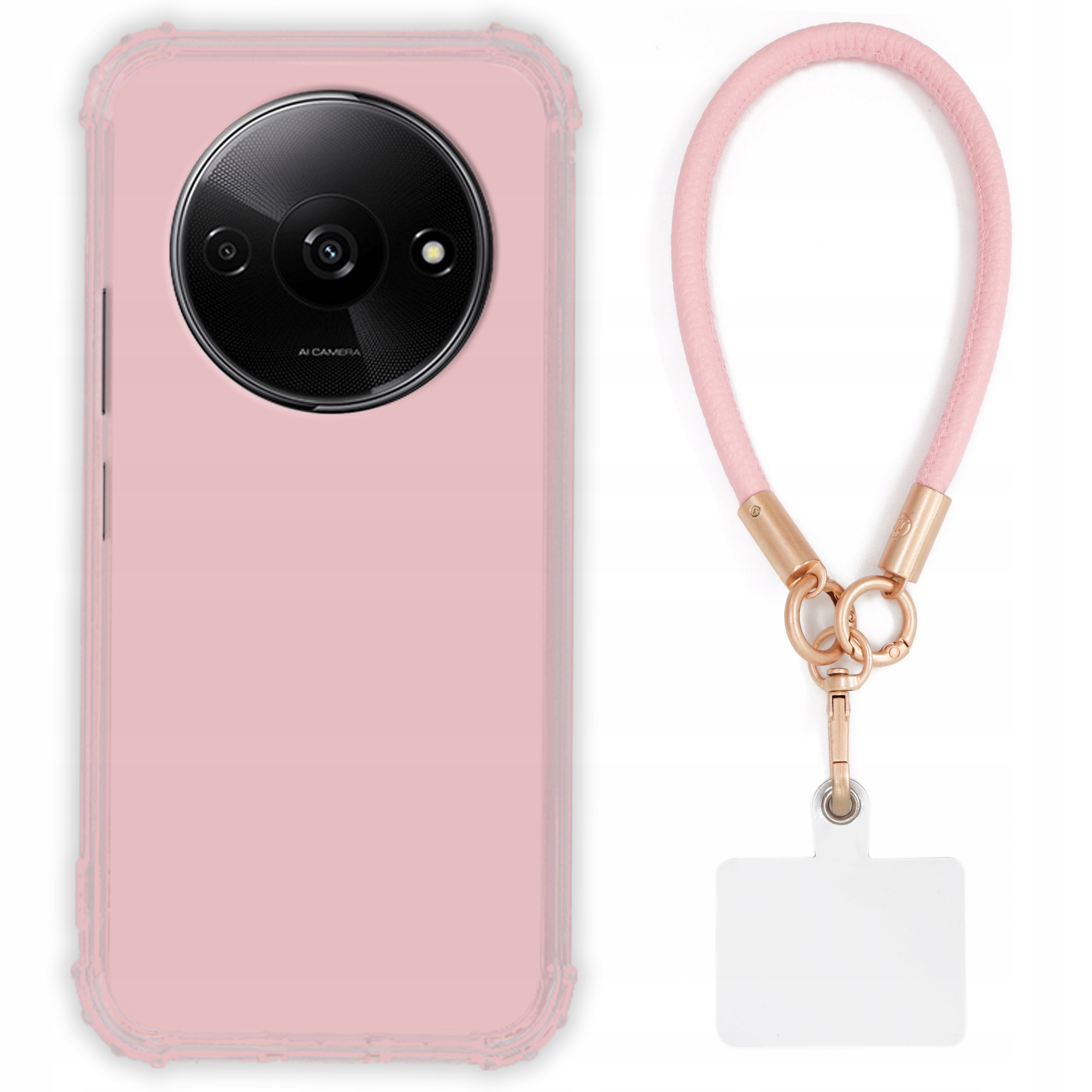 Etui Pre Xiaomi Redmi A3 4G Case Antishock Pinky Ružové vodítko Sada Tpu