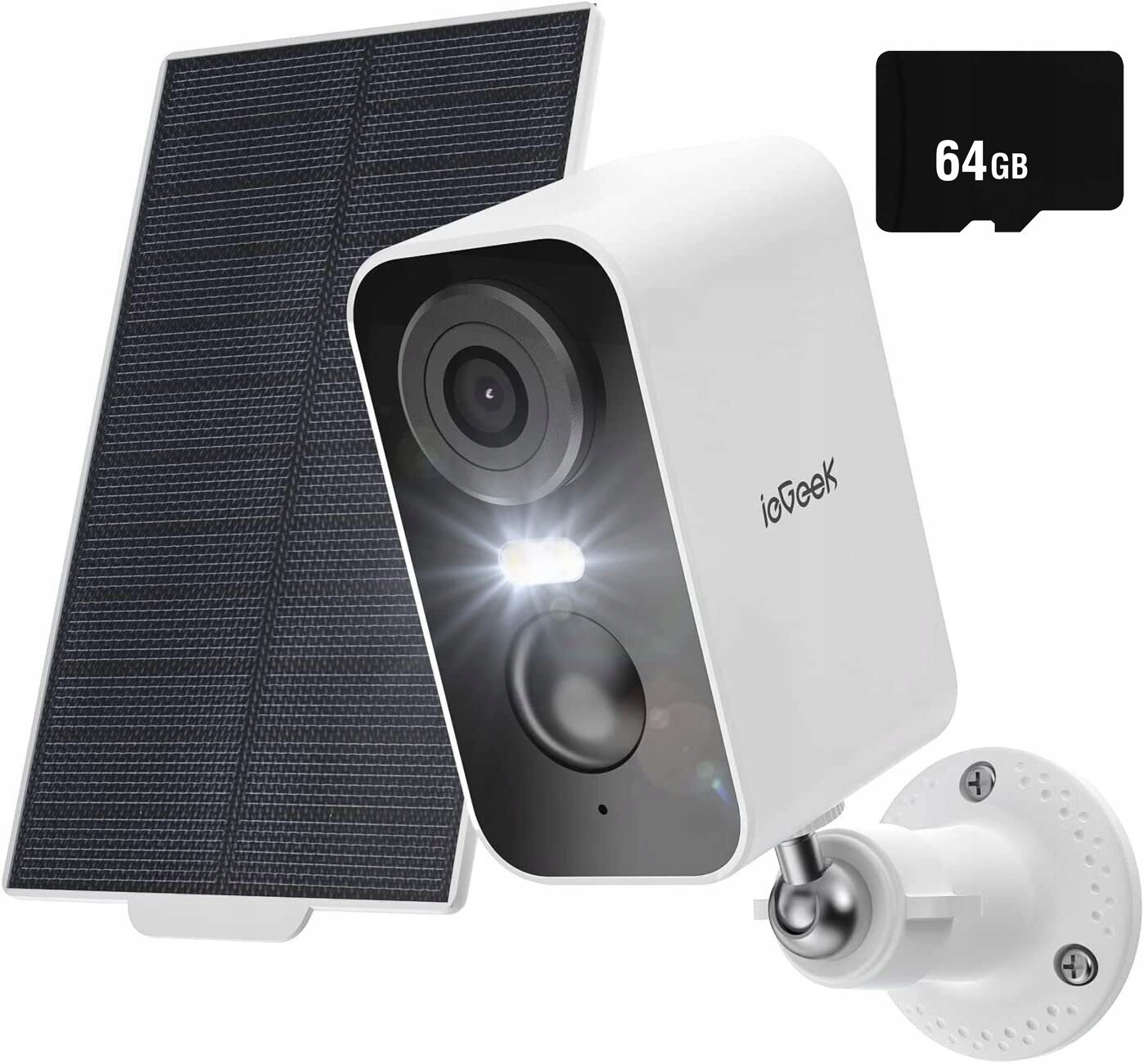 Solární Wifi Ip Kamera Na Baterie Bezdrátová Se Solárním Panelem 3Mpx 64G
