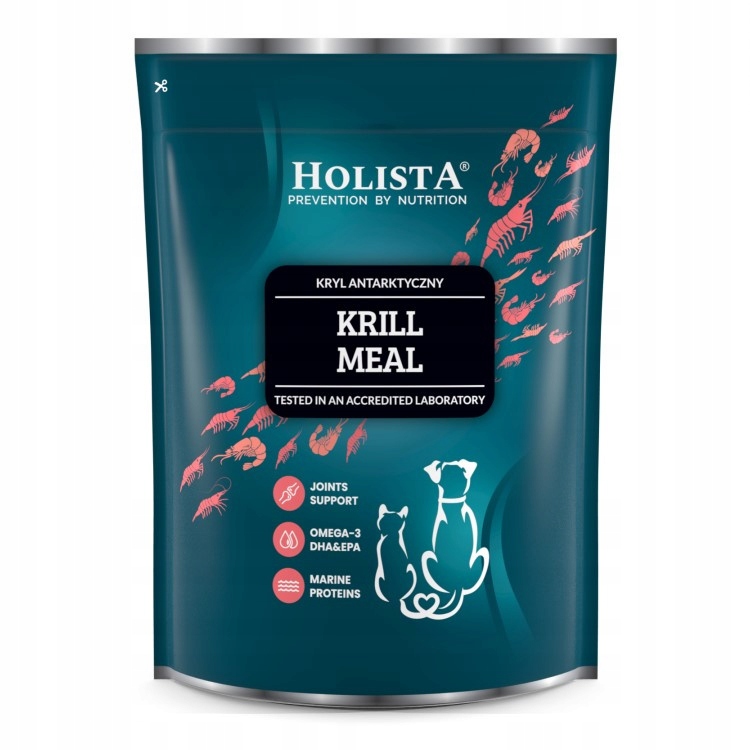 Levně Holista Krill Meal 500 g Přírodní krill pro psa a kočku Imunita kloubů Barf