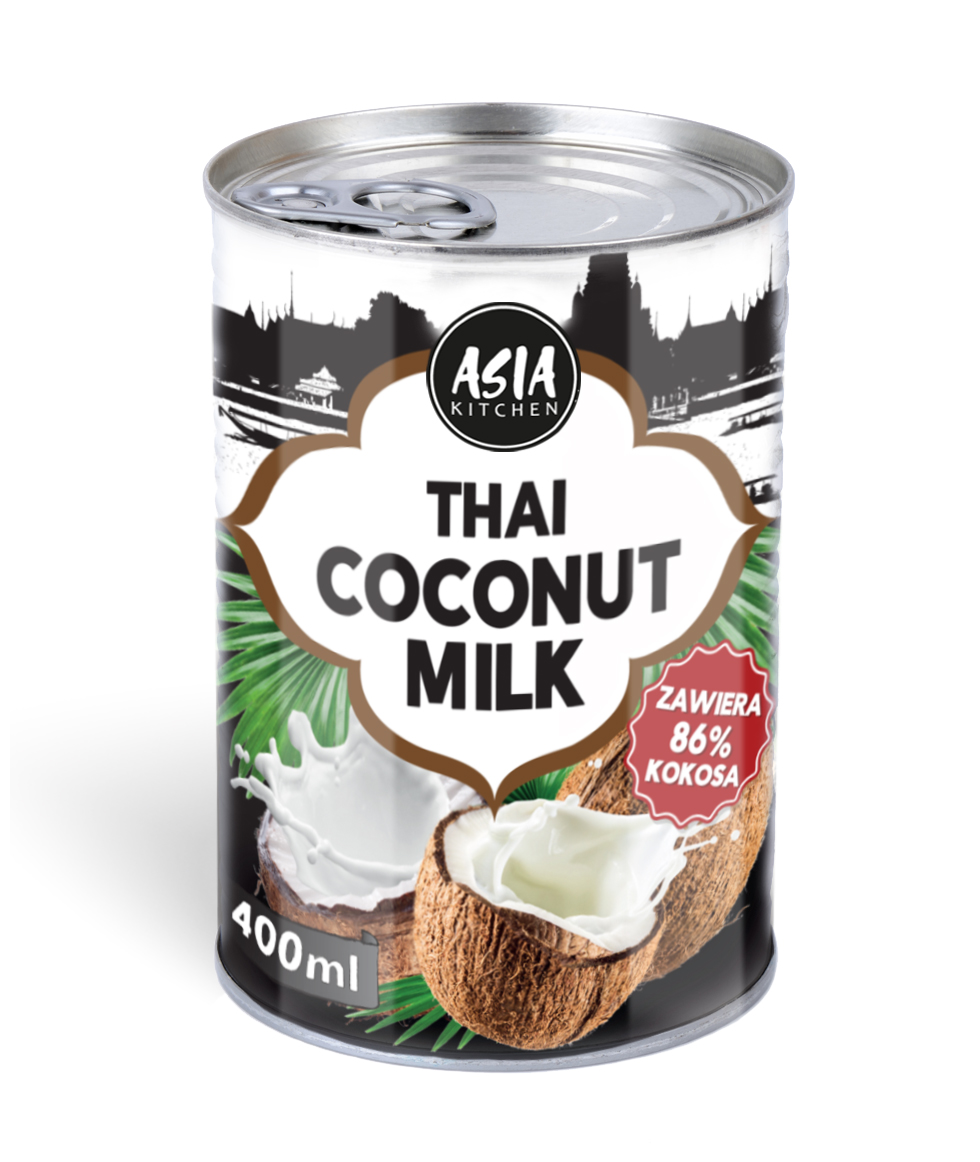 

Mleko Kokosowe 86% mleczko 400ml Asia Kitchen