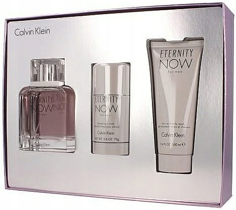Eternity Now Men zestaw Edt Deo Stick Shower gel