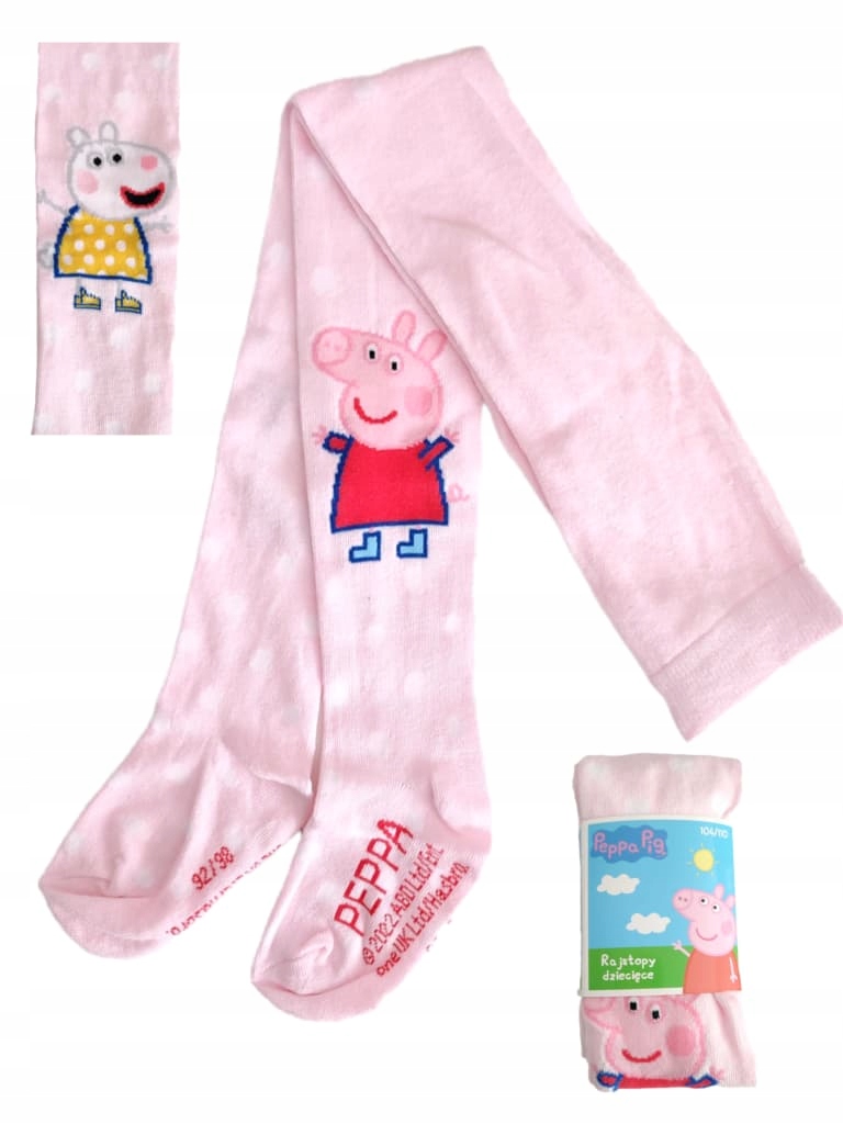 

Rajstopy dla dziewczynki Świnka Peppa 104/110