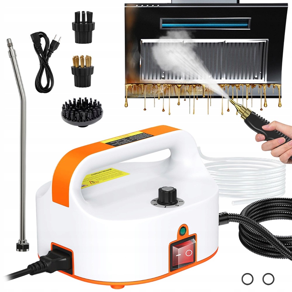 Parní Čistič Parní Mop 2500W Sada Nástavců Na Mytí Čištění