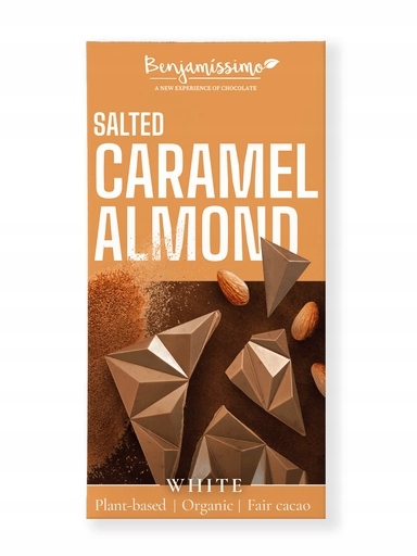 Levně 3x Tabulka Kakaová slaný karamel Mandle Bezlepková Bio 60 g