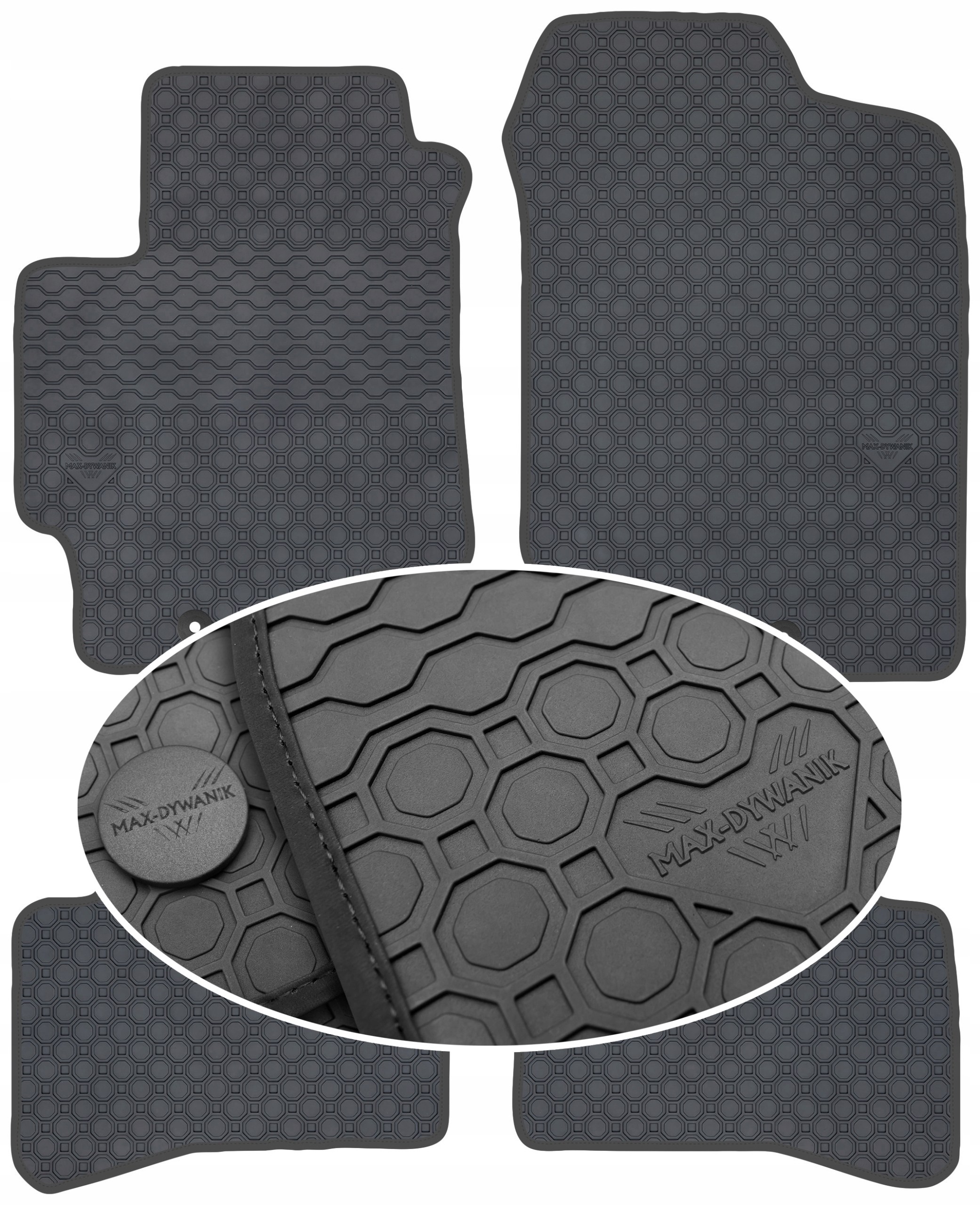 Kia Rio II 2005-2009 Koberce Čierne