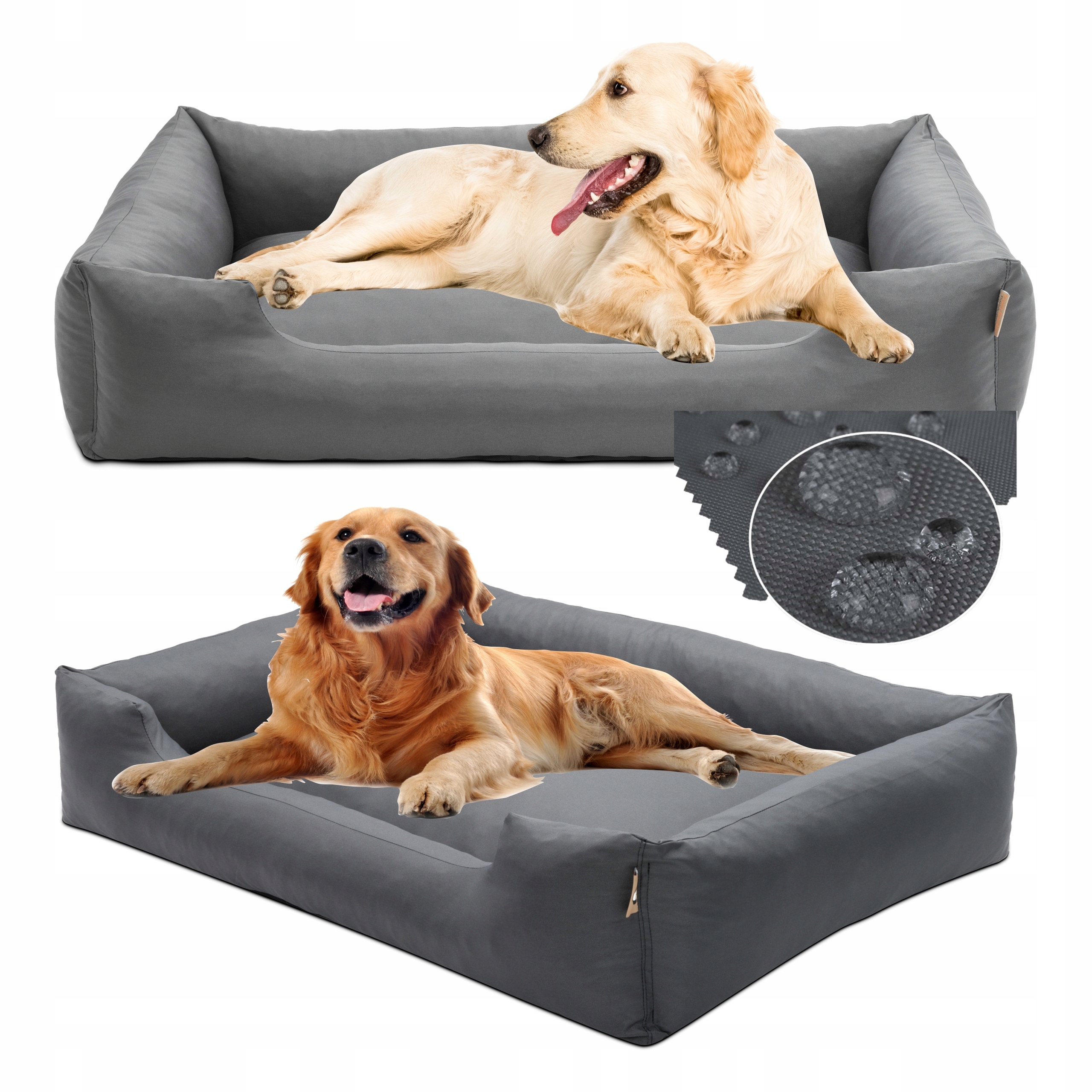 Levně Pelíšek pro psa 100x75 XXL matrace , pohovka, polštář, postel potah , Grafit