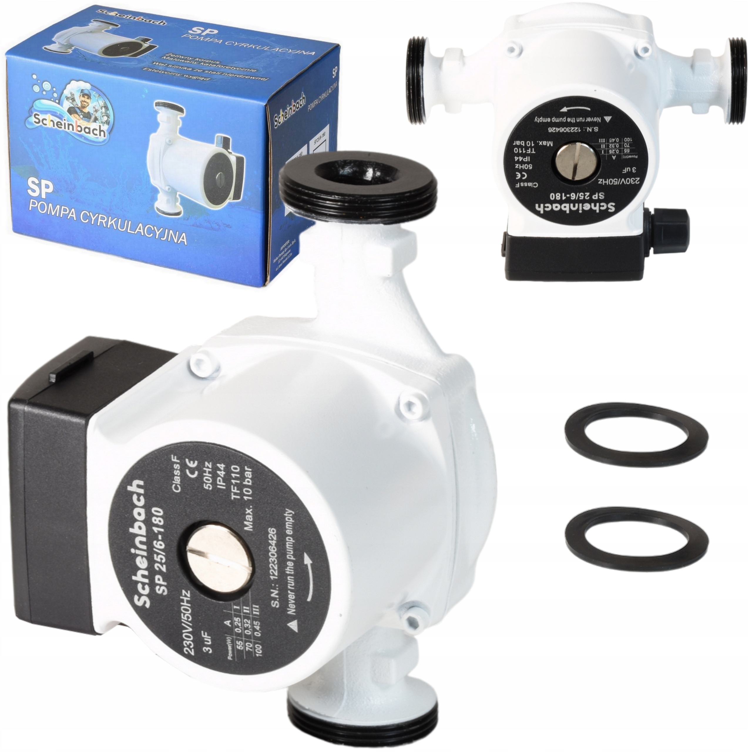 Cirkulační čerpadlo Oběžné Sp 25-60 180 pro Co Cwu Energeticky úsporné topení