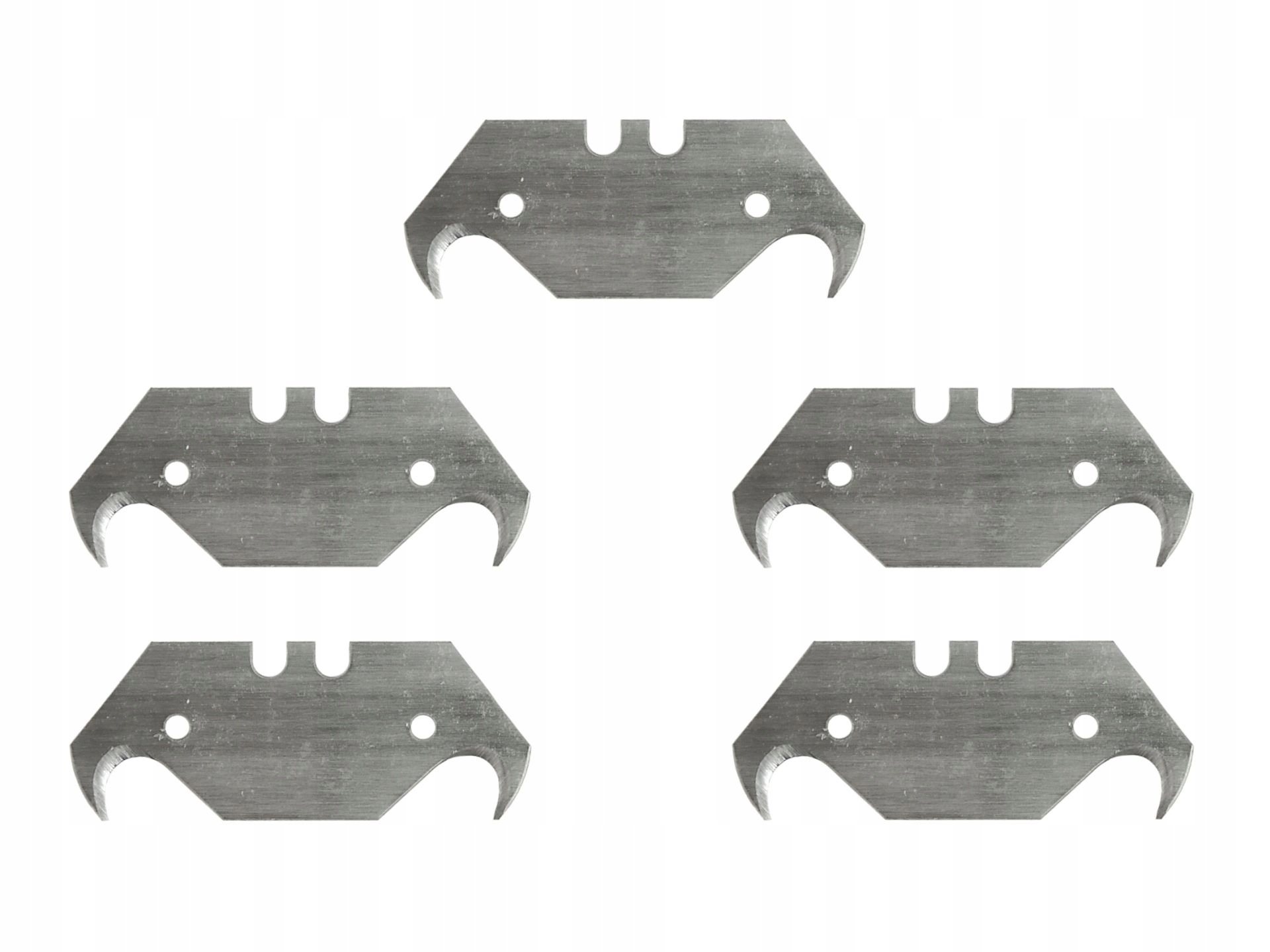 

Ostrza trapezowe hakowe 0.6mm x 19mm 5szt nierdz.