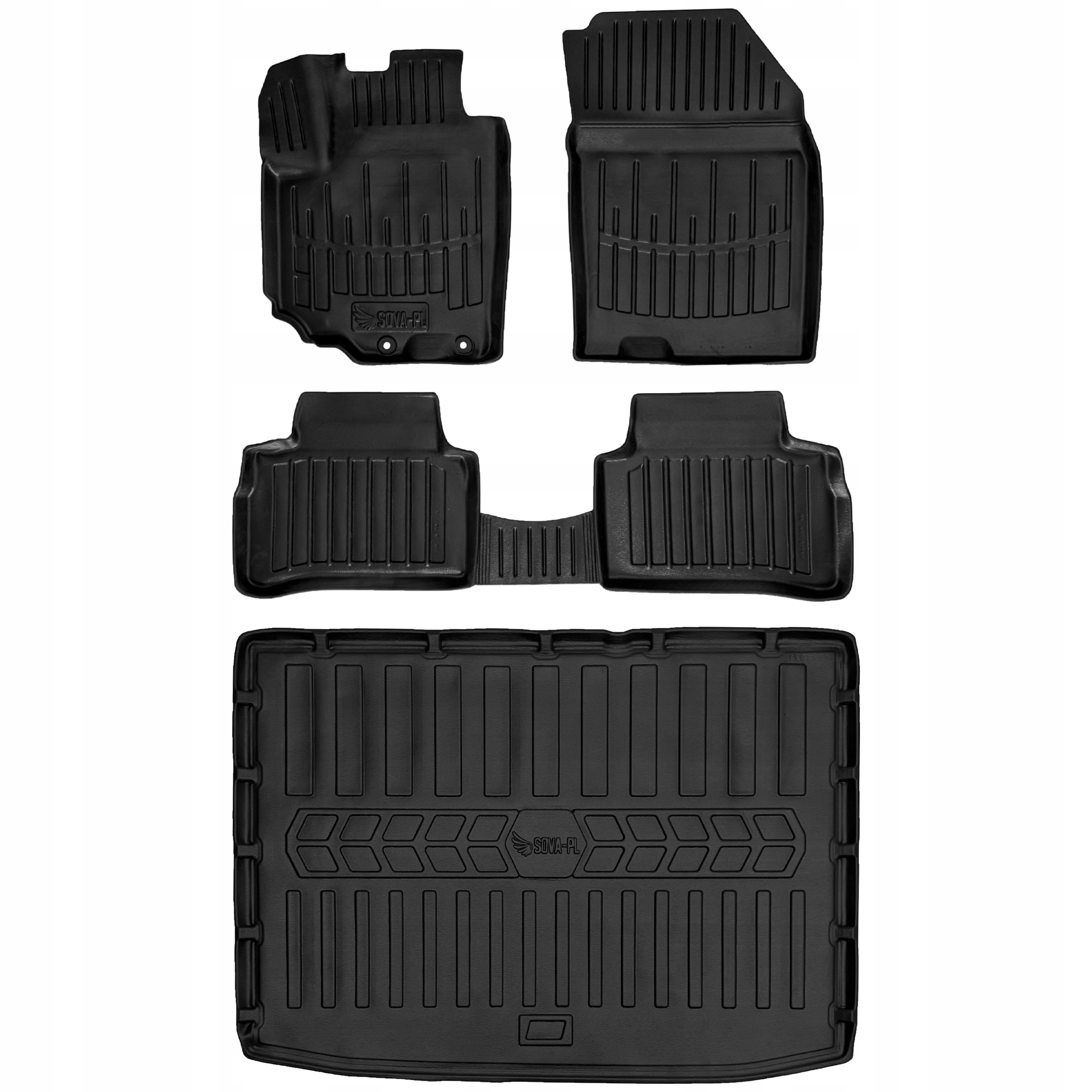 Gumowy zestaw dywaniki i mata Suzuki Vitara IV (od 2015) górna podłoga b=>