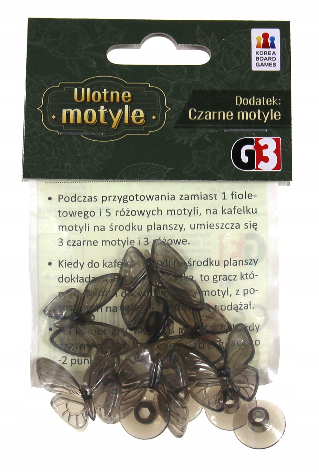 Gra Ulotne motyle: dodatek Czarne motyle G3