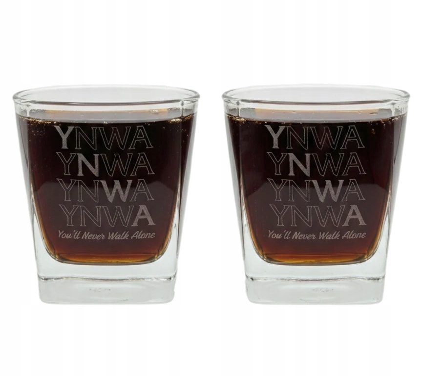 Szklanki do Whisky 300ml grawer Liverpool Fc dla kibica 2szt