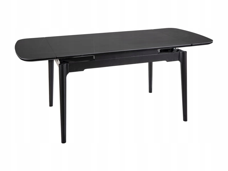 Stół ceramiczny Sento czarny matowy 120(180)x80 rozkładany do jadalni