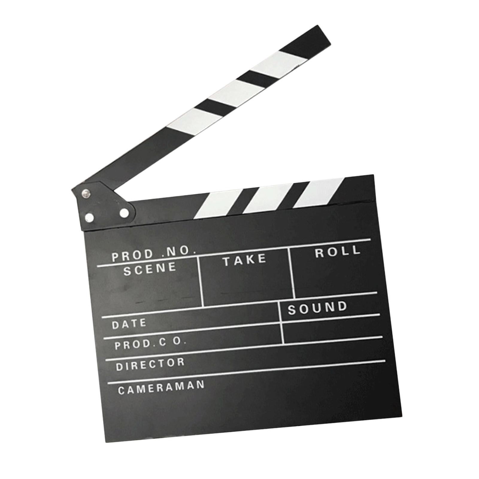 Klaps Filmowy Reżyserski Tablica Mini Czarna Angielska
