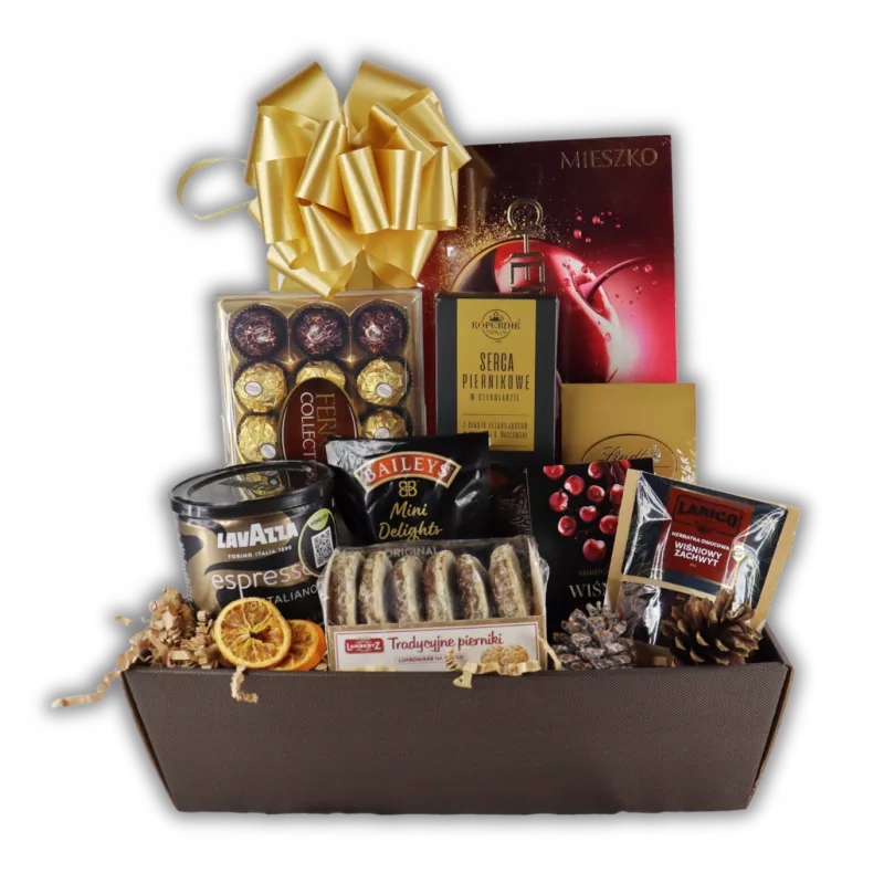 Levně Dárkový koš u krbu Dárkové koše Dárek Den Prarodičů