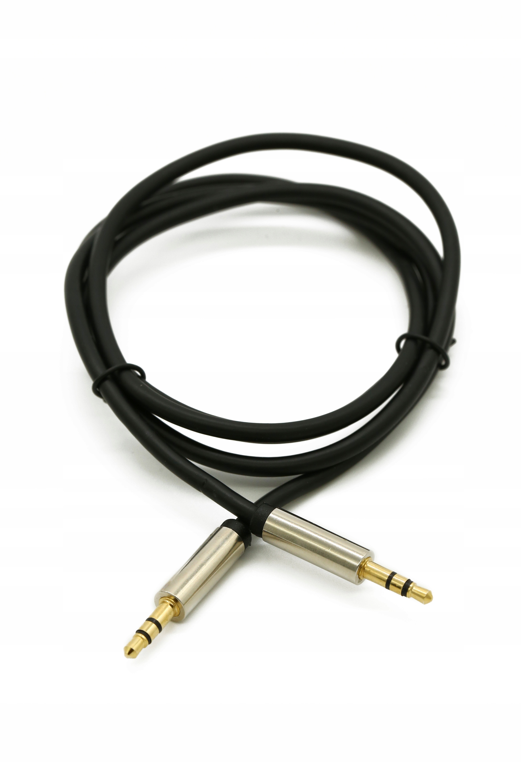 

Kabel Audio Jack 3,5MM Aux Pozłacany 1M Typhoon