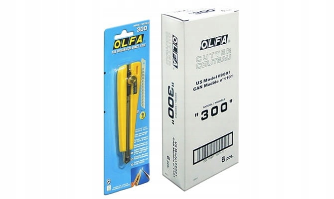 OLFA 300 Nóż Segmentowy 9mm Szeroka Rączka Producent Olfa