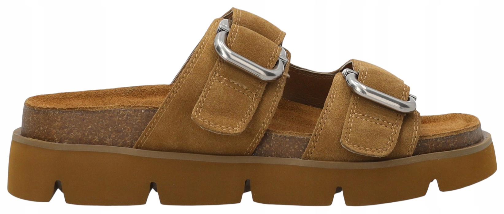 Dámské Nazouváky S Přezkami, Módní, Pohodlné, Kožené, Hnědé, Casual Venezia 38