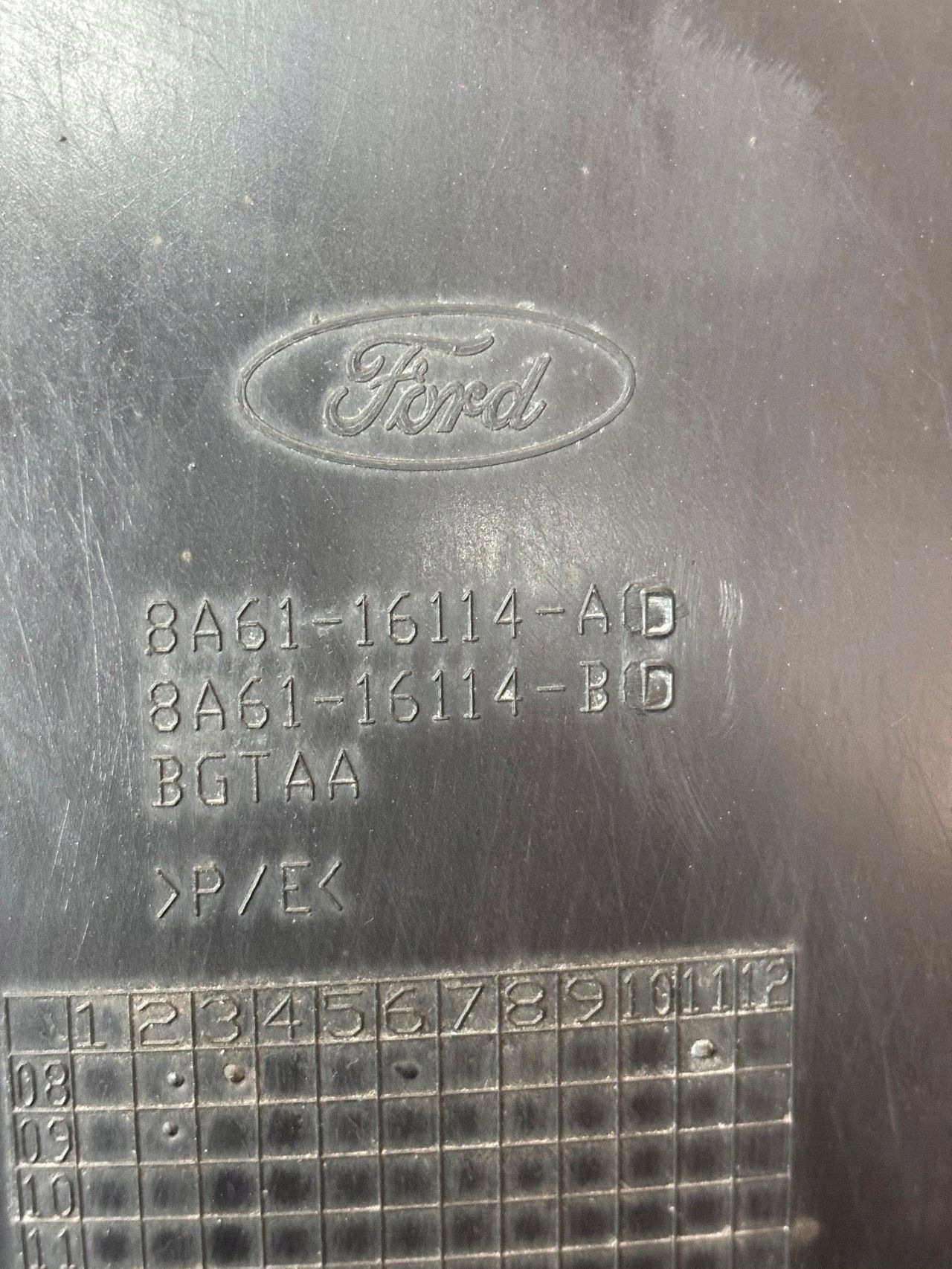 mudguard front front right FORD FIESTA MK7 09- 8A6116114AD