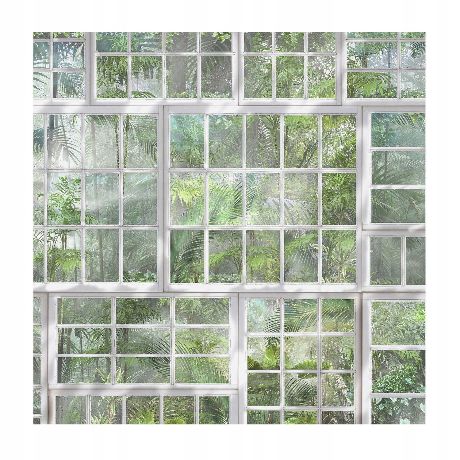 Flizelinová fototapeta na dizajnérskom vliese Zelený les 250x250 lepidlo