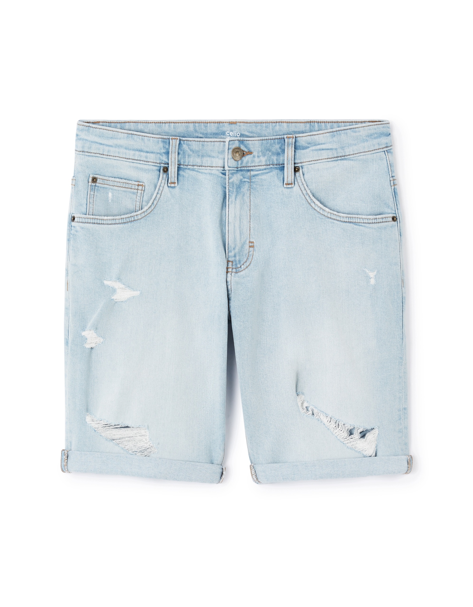Celio Džínové kraťasy Dodenimbm2