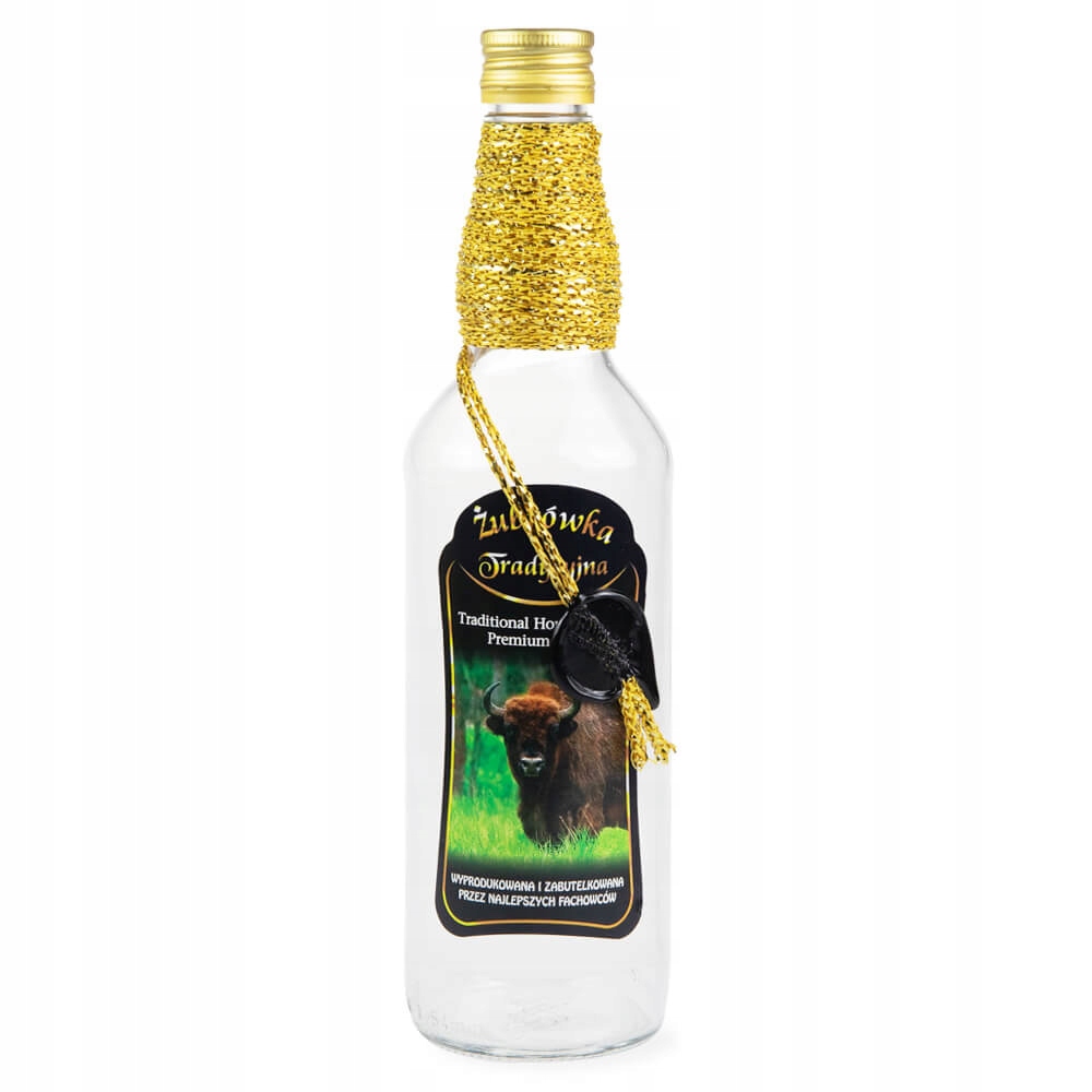 

Butelka zdobiona monopol 500ml Domowa Żubrówka