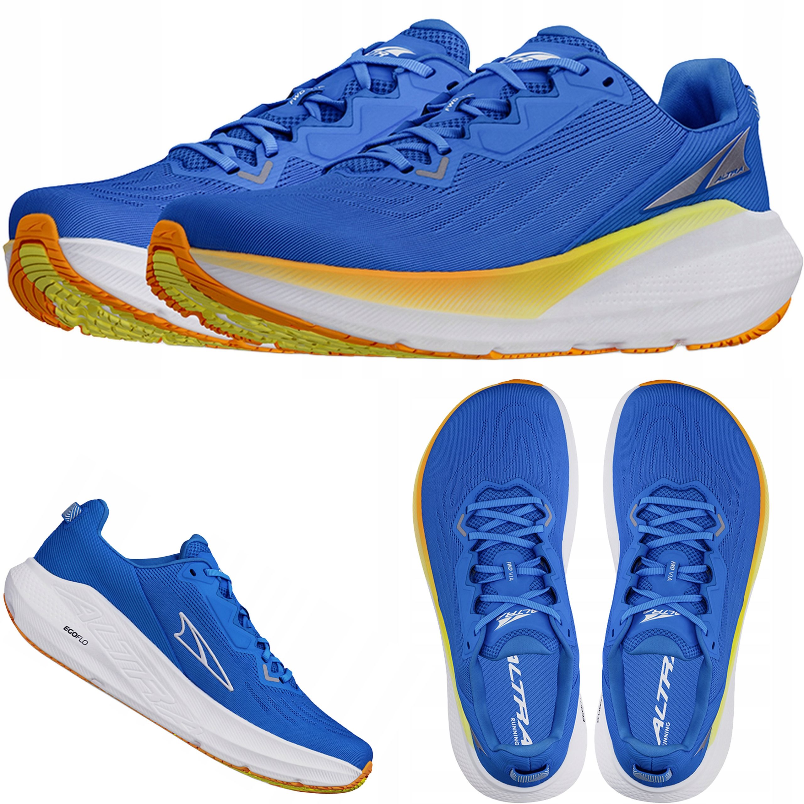 Buty Sportowe do Biegania Męskie Altra Fwd Via Blue/Yellow 44,5