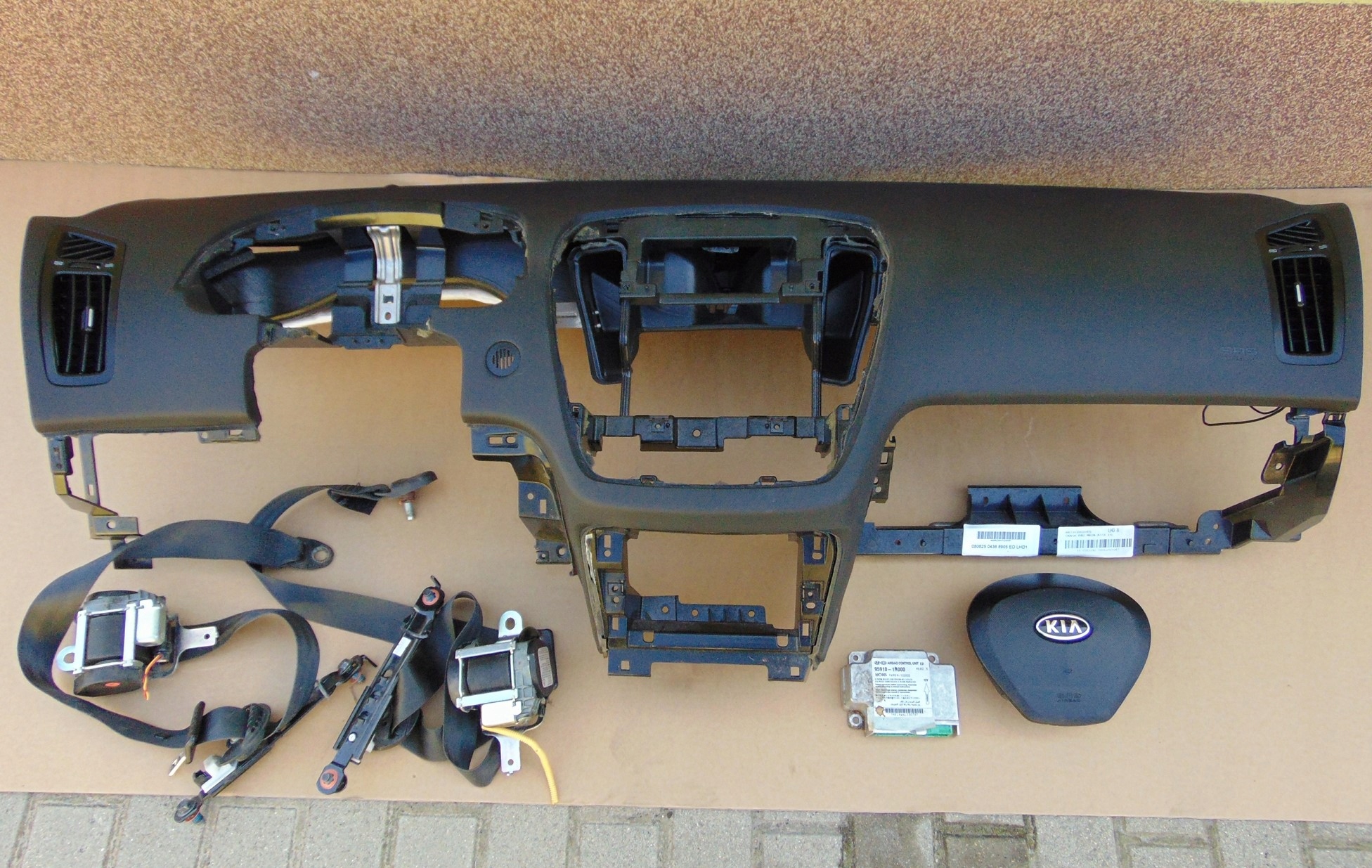 KIA CEED I DESKA KONSOLA AIRBAG NAPINACZE ORYGINAŁ