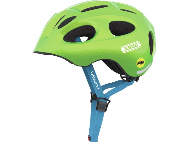 Kask rowerowy Abus Youn-I Misp Zielony dla Dzieci (rozmiar M)