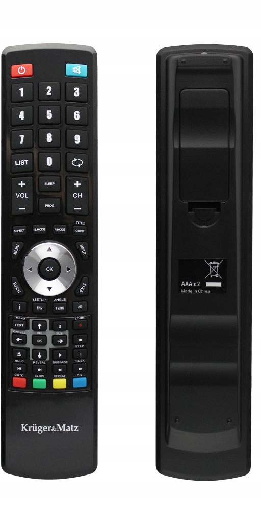 Pilot do TV Kruger&Matz KM0255 wersja 1 Model KM0255 v.1