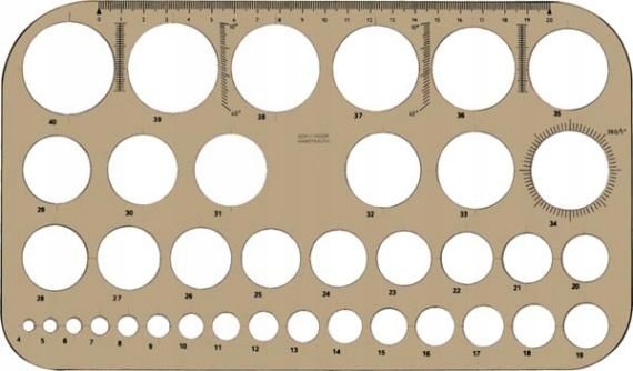 Szablon kołowy Z37KKO Koh i Noor 749161