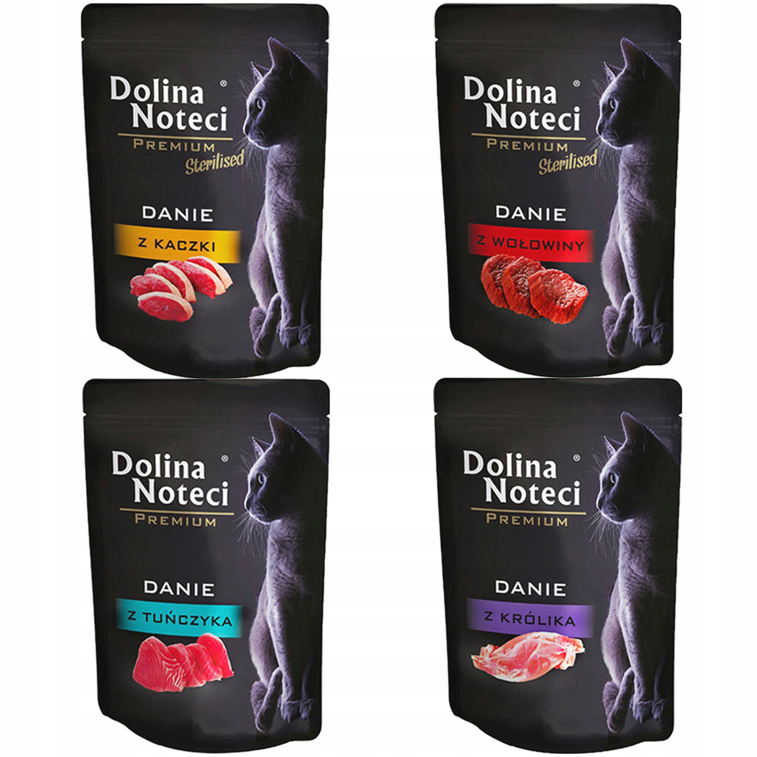 Dolina Noteci Premium krmivo pro kočky pro kočky mix chutí 200 x 85 g bez obilovin