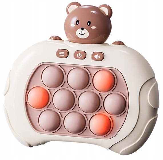 GRA DLA DZIECI ZRĘCZNOŚCIOWA POP IT PRO ANTYSTRESOWA ELEKTRYCZNA DŹWIĘKI Płeć chłopcy dziewczynki unisex