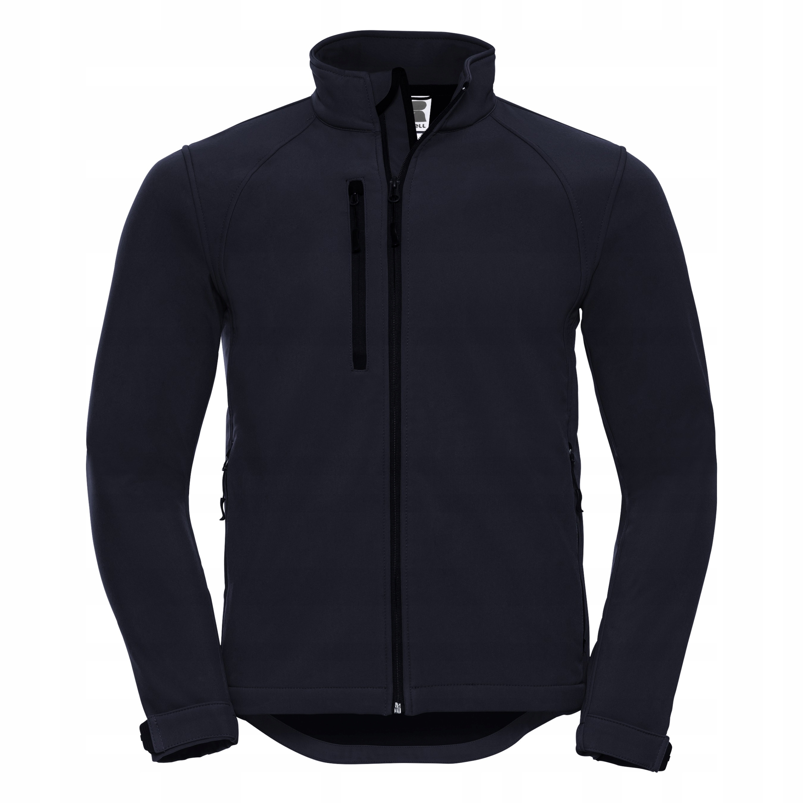 Pánská bunda bez kapuce 3 vrstvy soft shell Tmavě modrá vel. L