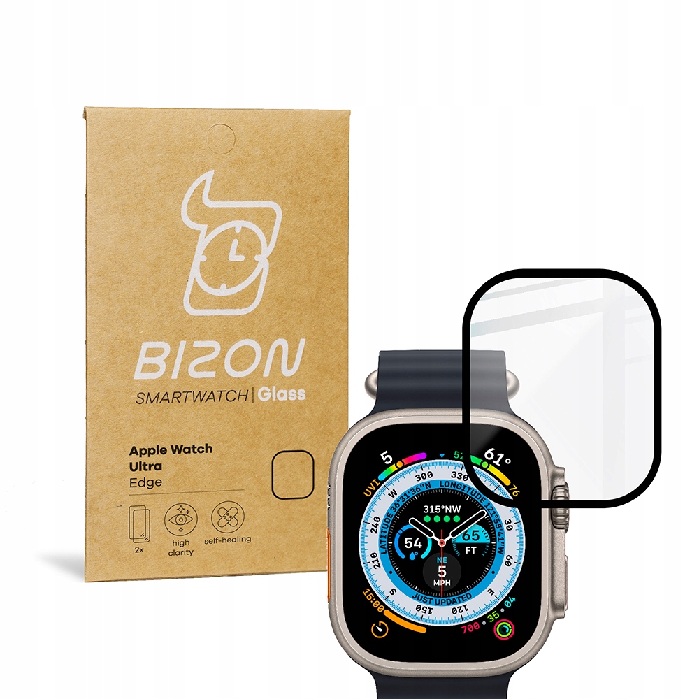 

Szkło hartowane Bizon dla Apple Watch Ultra 49mm