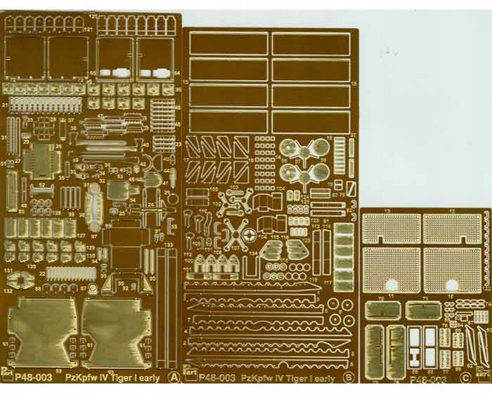 Part P48-003 1/48 Tiger I (raný) (Tamiya)