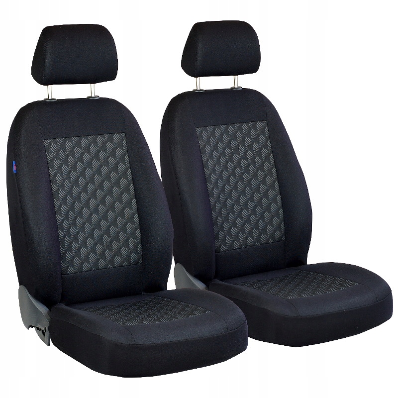 Pokrowce na przednie fotele szara piramida Toyota Yaris