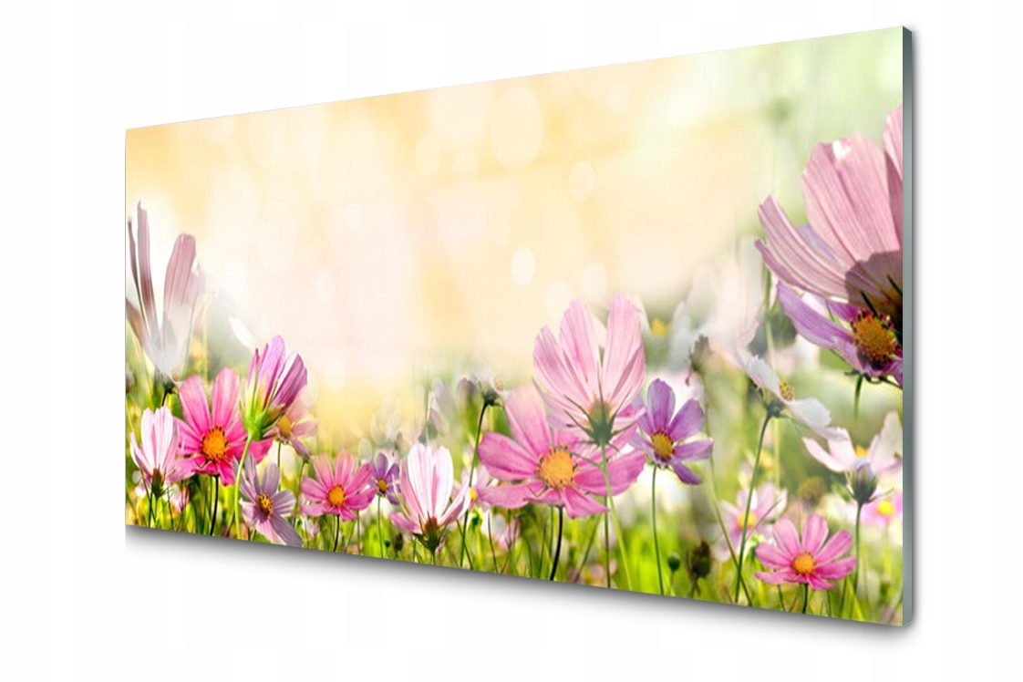 

Panel szklany Płytka Kwiaty Roślina 120x60 + Klej