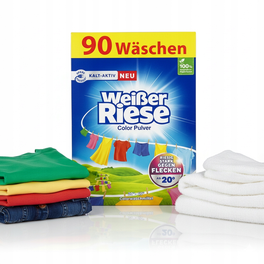 Levně Weisser Riese Color Prášek na barevné prádlo 90 praní 4,5 kg