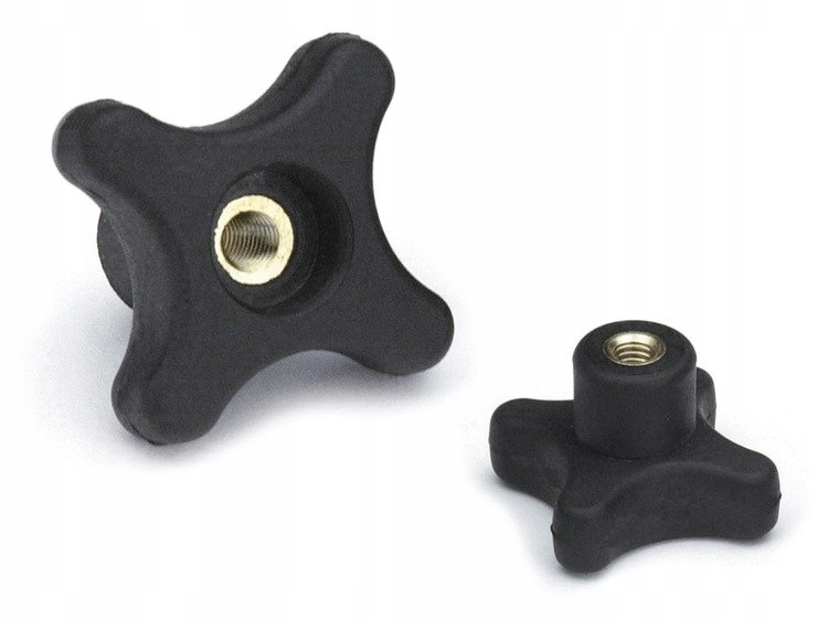 

Pokrętło Krzyżowe Przelotowe M8 50mm Uchwyt Gałka