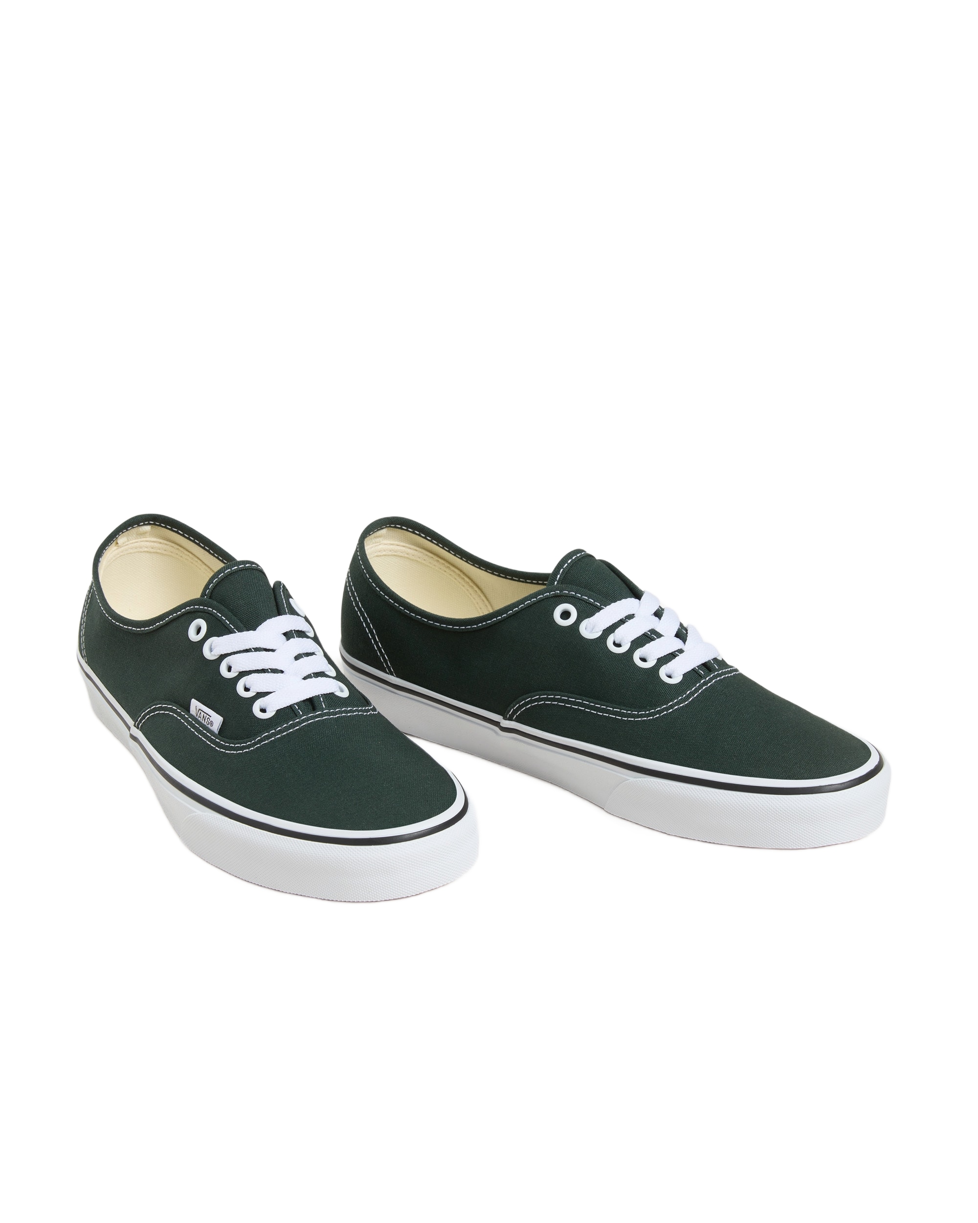 Vans Authentic Zelené Látkové Tenisky S Bílou Podrážkou 40,5 U_a