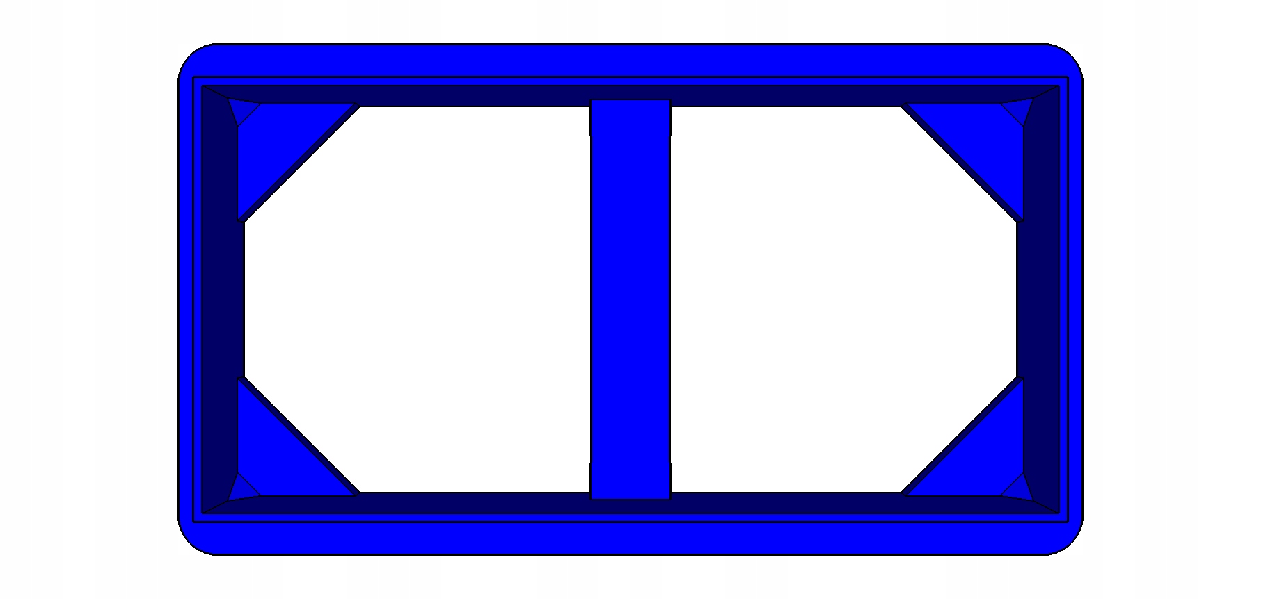 Vykrajovátka na dlaždice vyrážeč obdélník 5x10cm