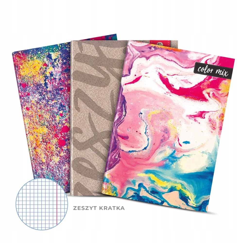 Delta Graphix Zestaw 10 zeszytów 60 kartkowych Marka Delta-Graphix