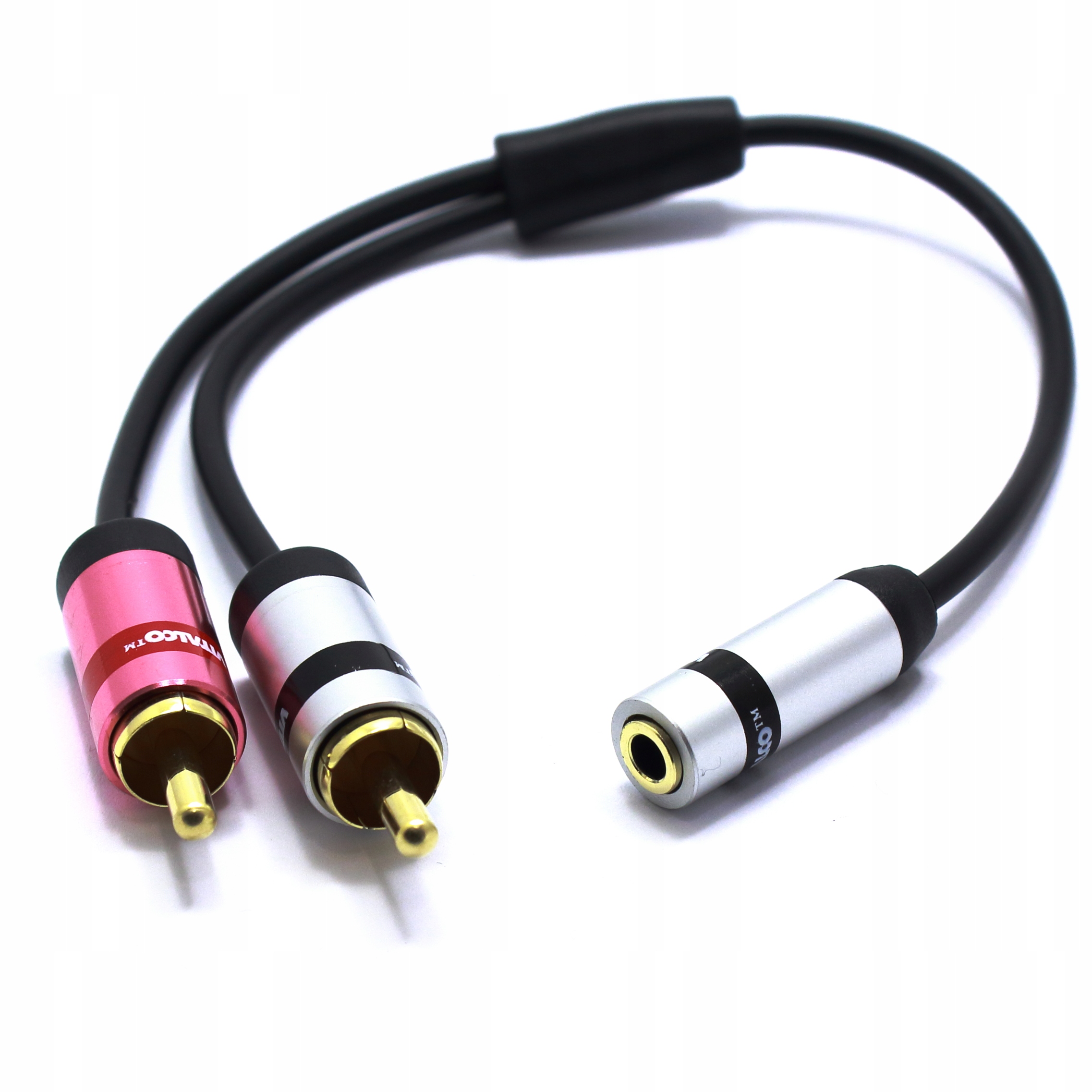 

Adapter Aux Gniazdo Jack 2X Wtyk Rca Cinch Vitalco