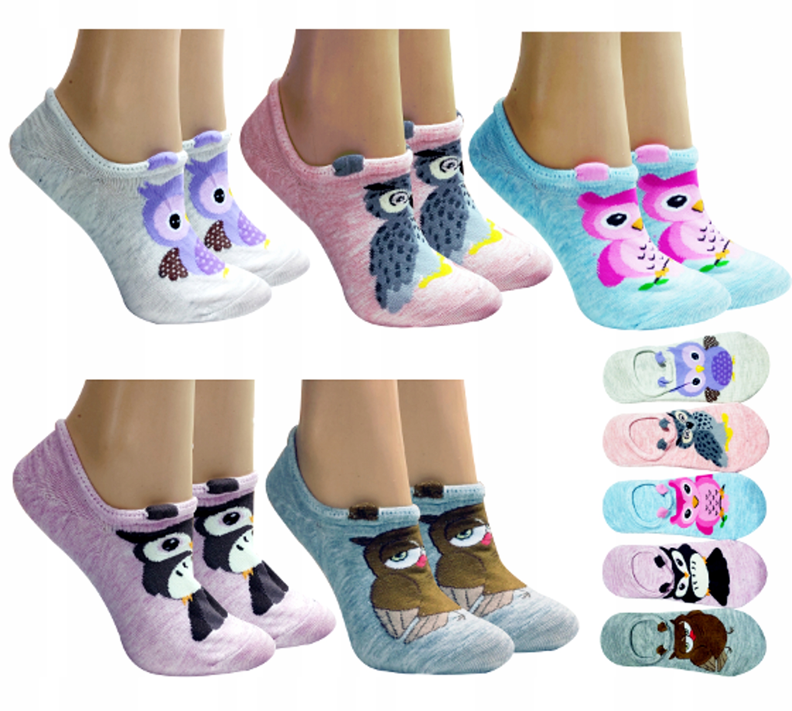 

5X Skarpety Skarpetki Stopki Krótkie Bawełniane